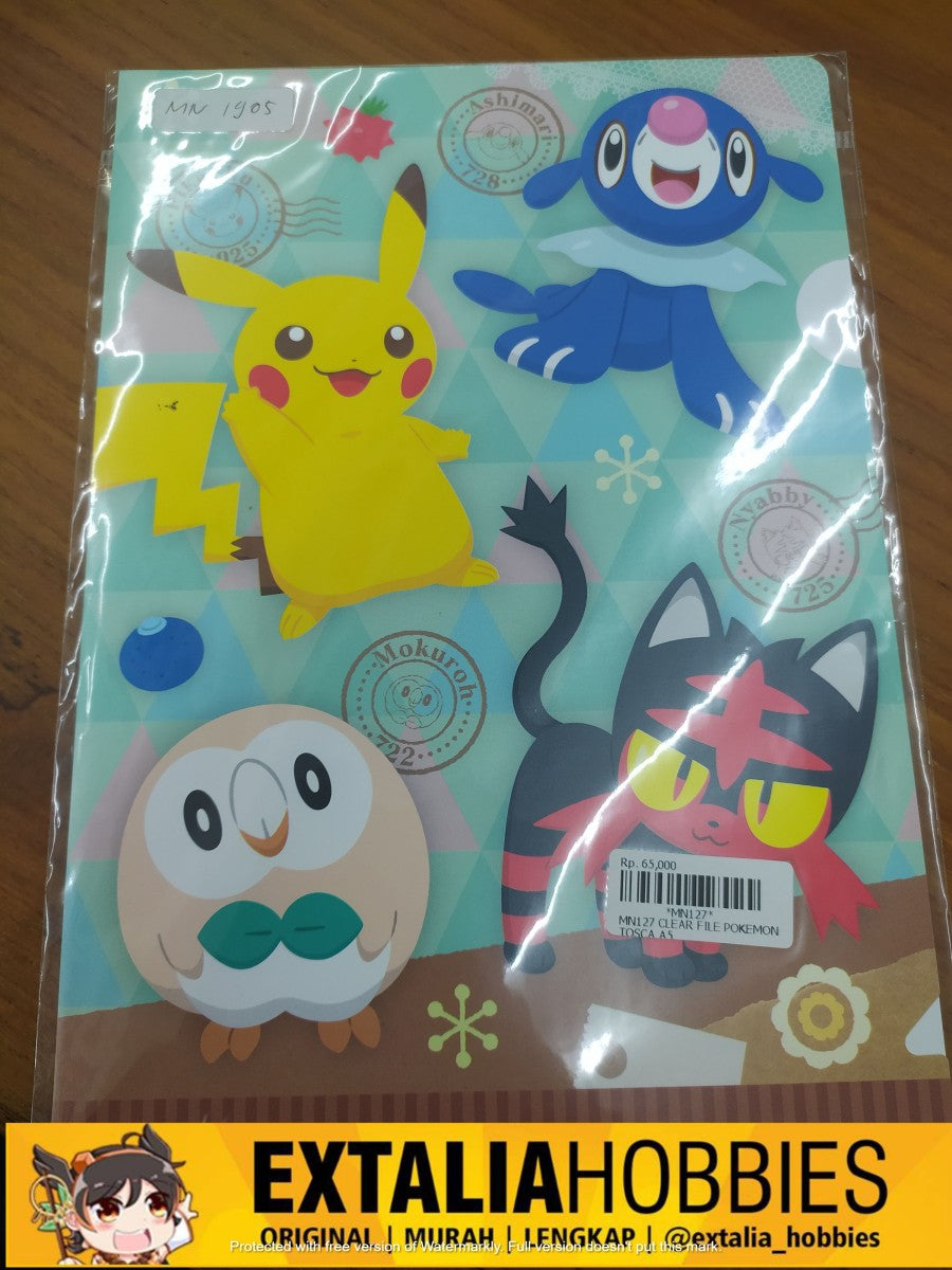 MINI CLEAR FILE POKEMON MINI CLEAR FILE POKEMON